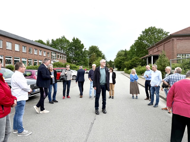 SPD Kreistagsfraktion Nordfriesland zu Gast in der Landesunterkunft für Geflüchtete